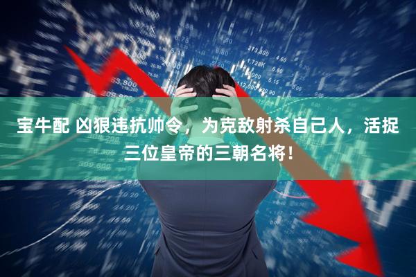 宝牛配 凶狠违抗帅令，为克敌射杀自己人，活捉三位皇帝的三朝名将！